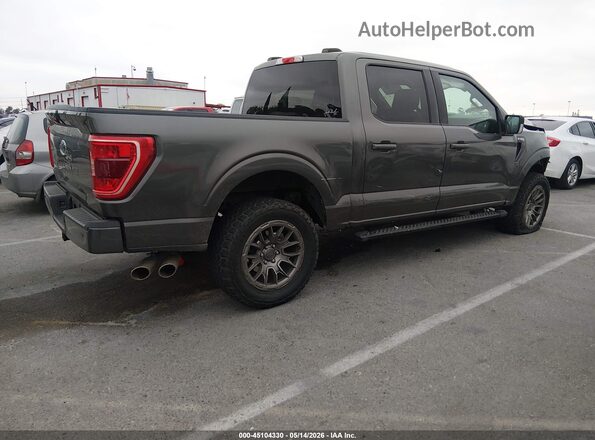 1FTFW1E57MKF09497 2021 FORD F150 Gray Rear right