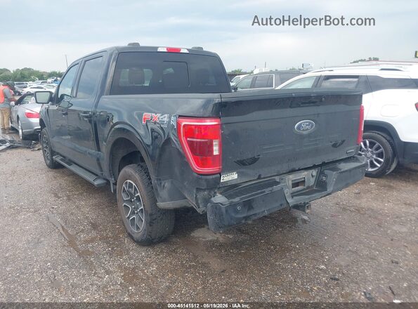 1FTFW1E80MFA26341 2021 FORD F150 Black Հետևի ձախ