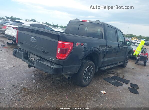 1FTFW1E80MFA26341 2021 FORD F150 Black Հետևի աջ
