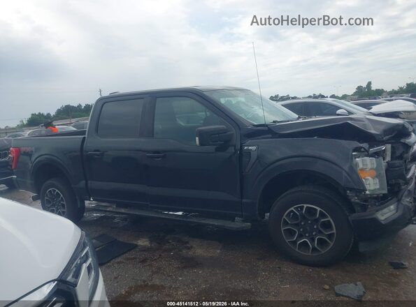 1FTFW1E80MFA26341 2021 FORD F150 Black Սալոնի հետևի տեսք
