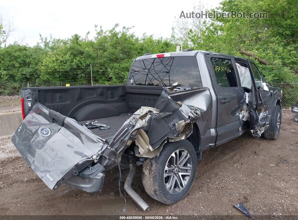1FTFW1E80MFB13026 2021 FORD F150 Gray Դիմացի տեսք