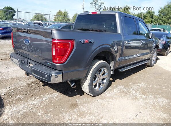 1FTFW1E80MFC78283 2021 FORD F150 Gray Задня права чверть