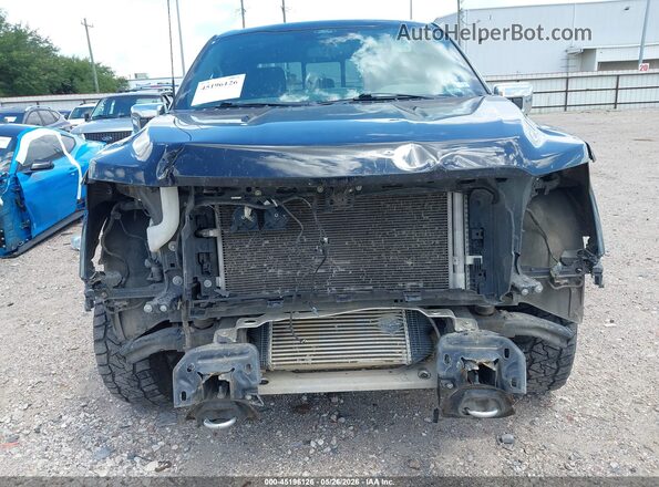 1FTFW1E80NFB58114 2022 FORD F150 Black წინა ხედი