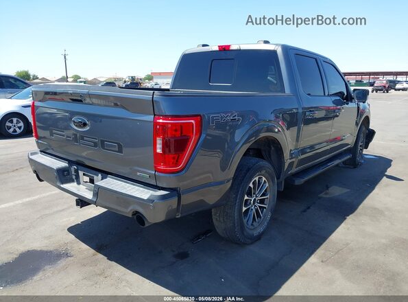 1FTFW1E80PFA58596 2023 FORD F150 Серый Задняя правая четверть