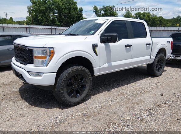 1FTFW1E82NFA79818 2022 FORD F150 Белый Передняя левая четверть