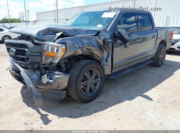 1FTFW1E82PFB60322 2023 FORD F150 Gray Front left
