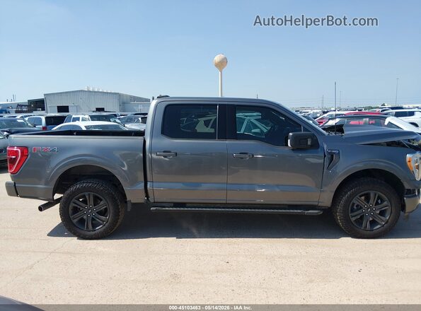 1FTFW1E82PFB60322 2023 FORD F150 Gray Rear interior view