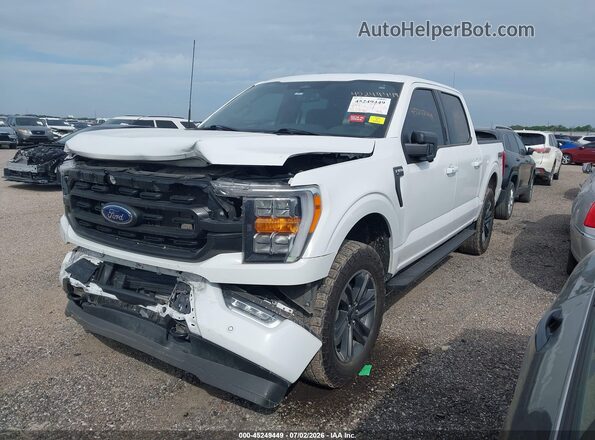 1FTFW1E82PKD03440 2023 FORD F150 White Przód lewy