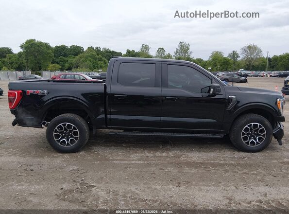 1FTFW1E84NFC38614 2022 FORD F150 Black Widok wnętrza 360 stopni