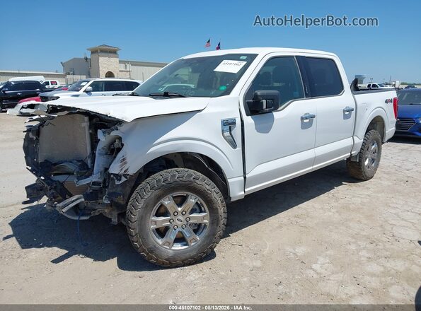 1FTFW1E85PKF23929 2023 FORD F150 Белый Передняя левая четверть