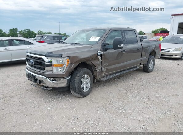 1FTFW1E89NKE54580 2022 FORD F150 Gray Przód lewy