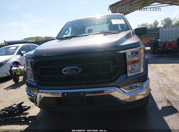 1FTFW1ED0MFB13086 2021 FORD F150 Gray Вид щитка приладів