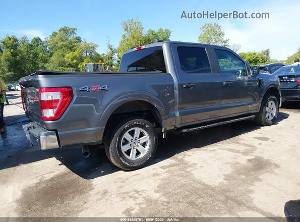 1FTFW1ED0MFB13086 2021 FORD F150 Gray Задня права чверть