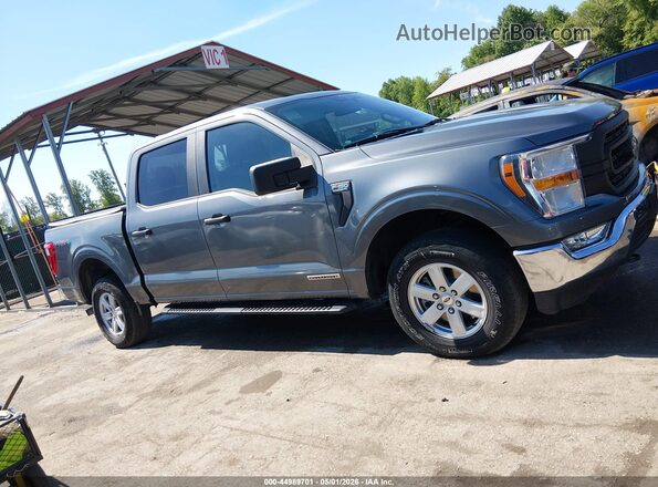 1FTFW1ED0MFB13086 2021 FORD F150 Gray Вид задньої частини салону