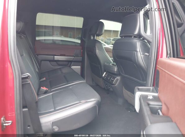 1FTFW1ED0PFB48201 2023 FORD F150 Red VIN կոդի պիտակի տեսք