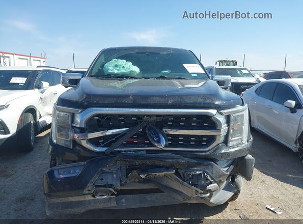 1FTFW1ED0PFB53205 2023 FORD F150 Black Вид щитка приладів
