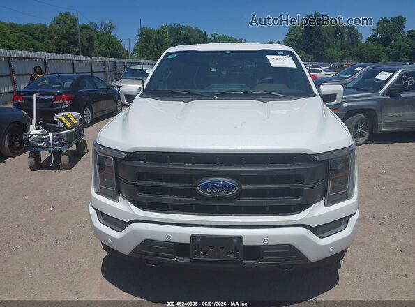 1FTFW1ED1PFC96342 2023 FORD F150 White Widok zestawu wskaźników