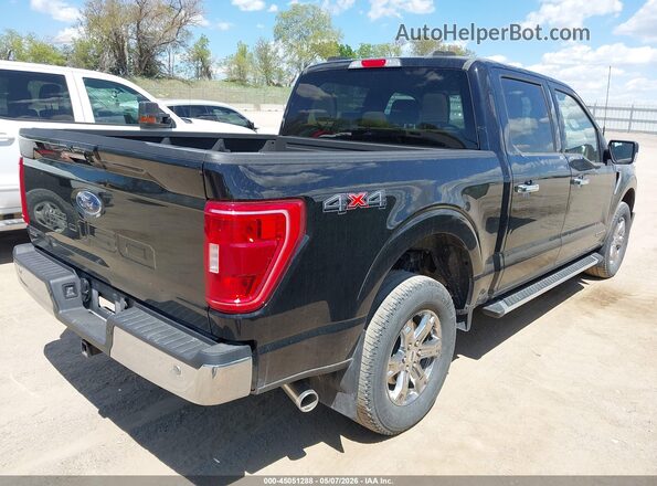 1FTFW1ED4PFC81057 2023 FORD F150 Черный Задняя правая четверть