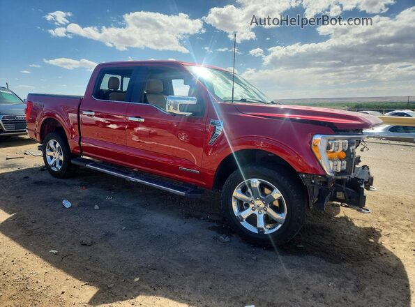 1FTFW1ED6MFC71724 2021 FORD F150 Red 