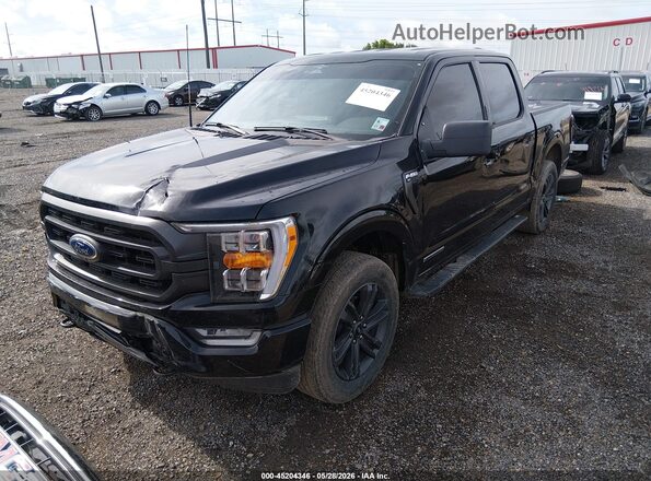 1FTFW1ED6PFD08498 2023 FORD F150 Black Vista tres cuartos delantera izquierda