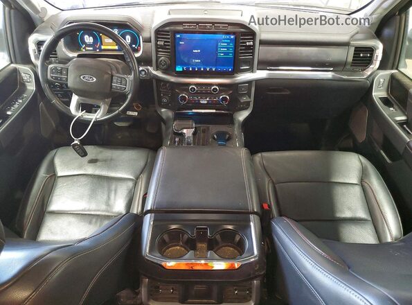 1FTFW1ED9MFC06852 2021 FORD F150 Белый Вид панели приборов