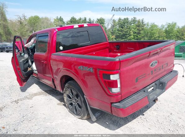 1FTFW1EDXNFB54522 2022 FORD F150 Red Tył lewy
