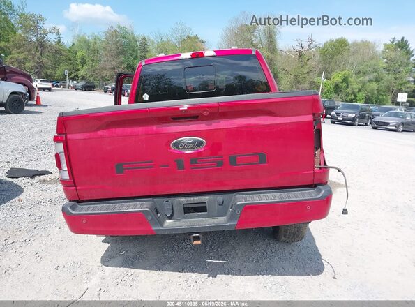 1FTFW1EDXNFB54522 2022 FORD F150 Red 
