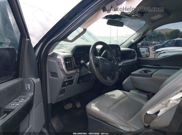 1FTFW1EDXPFB41255 2023 FORD F150 Dark Blue Вид салона спереди