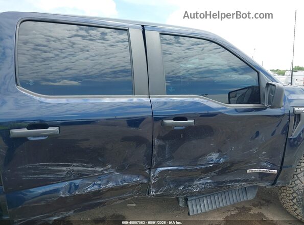 1FTFW1EDXPFB41255 2023 FORD F150 Dark Blue Вид спереди