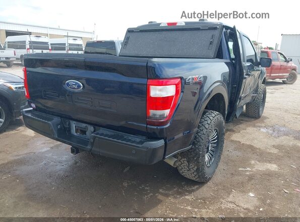1FTFW1EDXPFB41255 2023 FORD F150 Dark Blue Задняя правая четверть