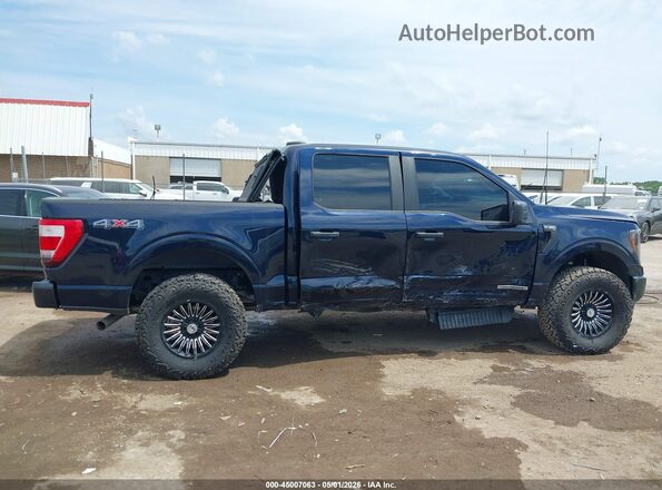 1FTFW1EDXPFB41255 2023 FORD F150 Dark Blue Вид задней части салона