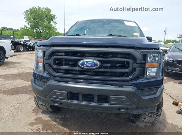 1FTFW1EDXPFB41255 2023 FORD F150 Dark Blue Вид щитка приборов