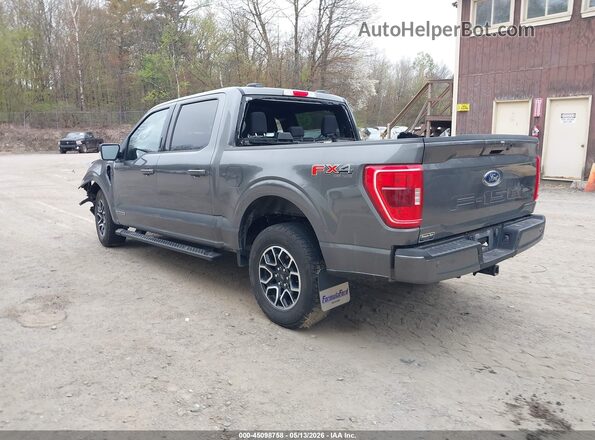 1FTFW1EDXPFC50623 2023 FORD F150 Gray Задня ліва чверть