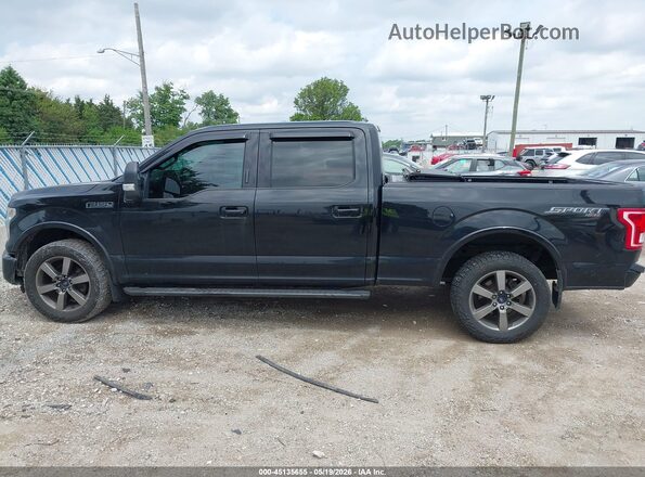 1FTFW1EF7GFC92863 2016 FORD F150 Black Սալոնի 360 աստիճան տեսք