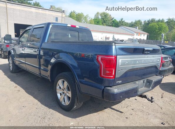 1FTFW1EG5HFA90243 2017 FORD F150 Синий Задняя левая четверть