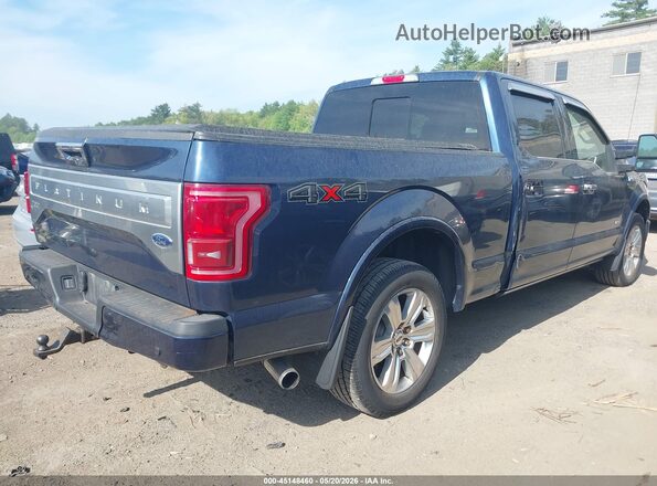 1FTFW1EG5HFA90243 2017 FORD F150 Синий Задняя правая четверть