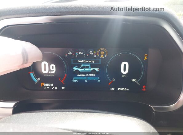 1FTFW1RG0PFC87748 2023 FORD F150 Серый Вид задних сидений