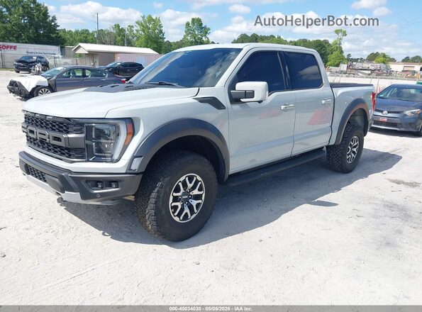 1FTFW1RG0PFC87748 2023 FORD F150 Серый Передняя левая четверть