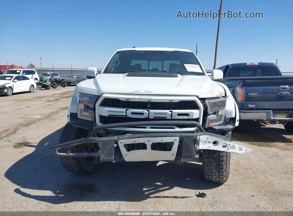 1FTFW1RG1JFE25854 2018 FORD F150 White Սարքավորումների վահանակի տեսք