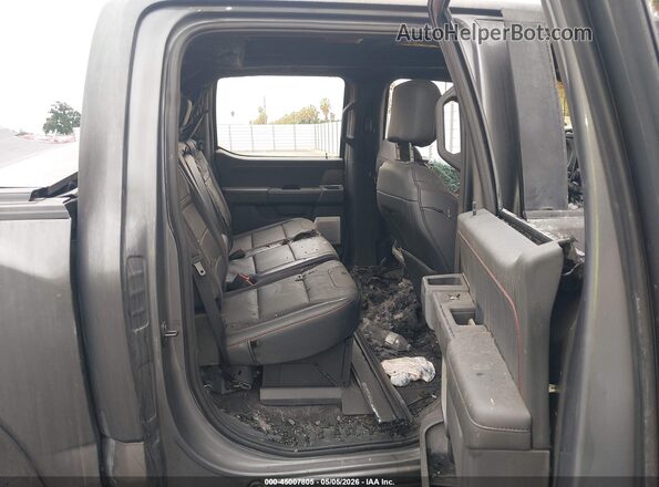 1FTFW1RG1RFA23439 2024 FORD F150 Gray VIN կոդի պիտակի տեսք