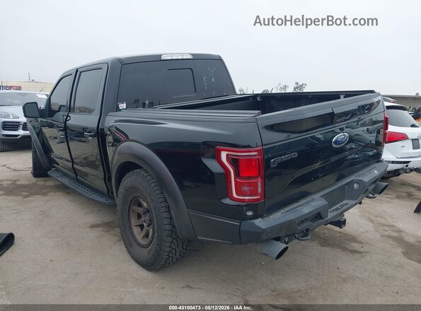 1FTFW1RG2HFC03463 2017 FORD F150 Black Trasero izquierdo
