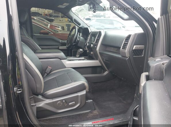 1FTFW1RG2HFC03463 2017 FORD F150 Black Vista interior delantera