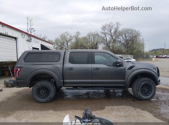 1FTFW1RG2JFC35271 2018 FORD F150 Gray უკანა სალონის ხედი