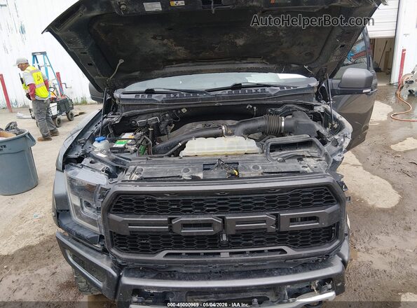 1FTFW1RG2JFC35271 2018 FORD F150 Gray უკანა ხედი