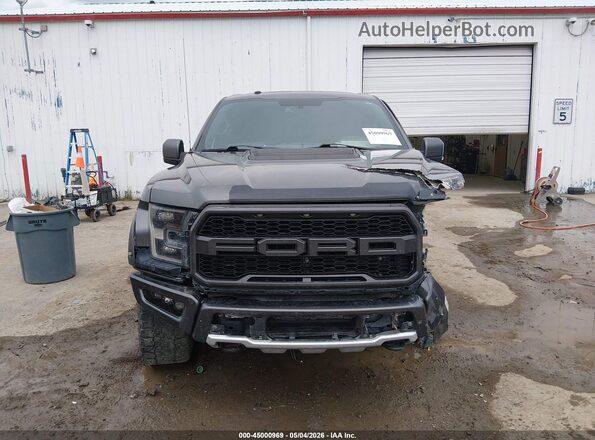 1FTFW1RG2JFC35271 2018 FORD F150 Gray ხელსაწყოთა პანელის ხედი