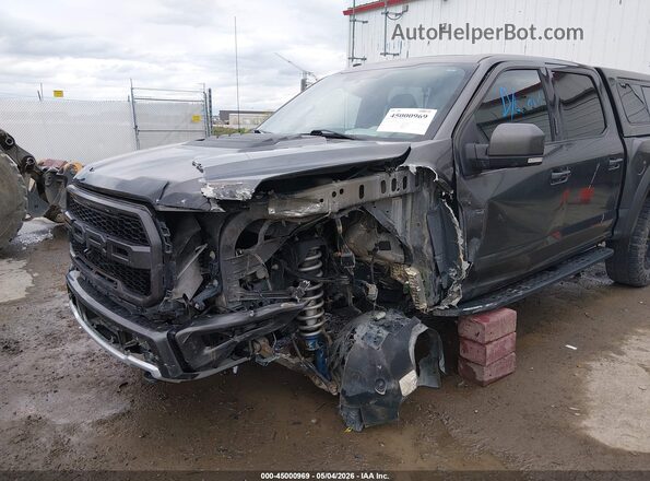 1FTFW1RG2JFC35271 2018 FORD F150 Gray წინა ხედი
