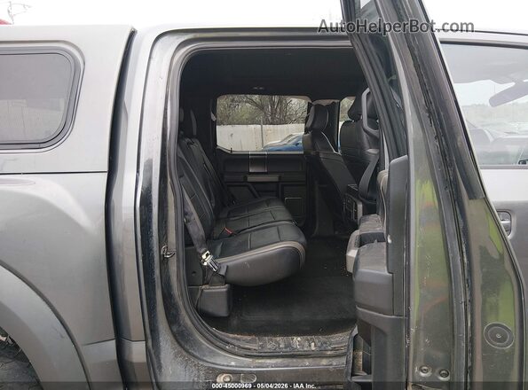 1FTFW1RG2JFC35271 2018 FORD F150 Gray VIN კოდის სტიკერის ხედი