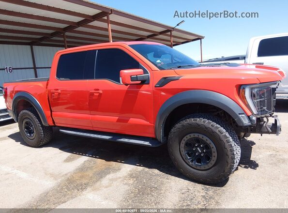 1FTFW1RG2MFC84121 2021 FORD F150 Red Rear interior view