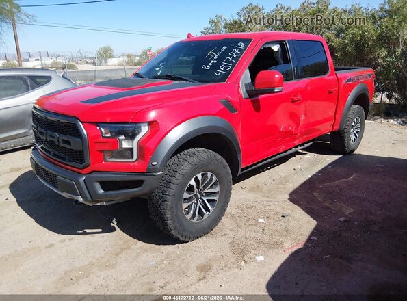1FTFW1RG3KFB46455 2019 FORD F150 Red Front left