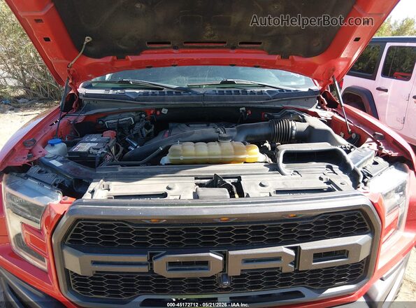 1FTFW1RG3KFB46455 2019 FORD F150 Red Rear view